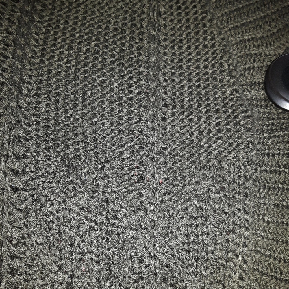 Crocheted Short Sleeve Cardigan - Picture 2 of 2